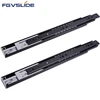 Soft closing 45mm ball bearing drawer slide for cabinet