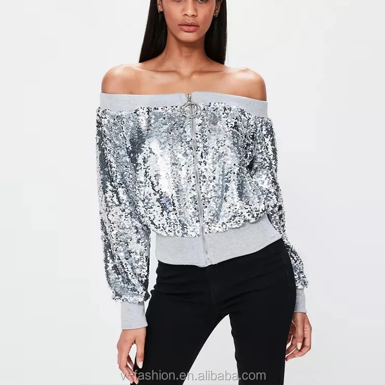 silver evening jacket