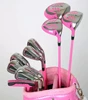 2018 Most Popular Ultimate and Standard golf set , complete golf club set with stylish cart bag for lady