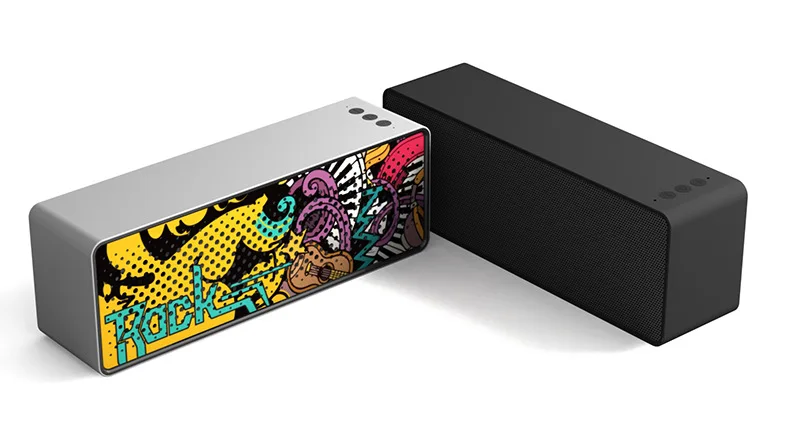 Amazon Best Selling Metal Bluetooth Wireless Speaker with FM Radio and TF Card Play Mini Portable Speaker with Light - ANKUX.COM