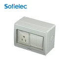 ABS 2 gang switch 1 gang american electrical wall charging socket