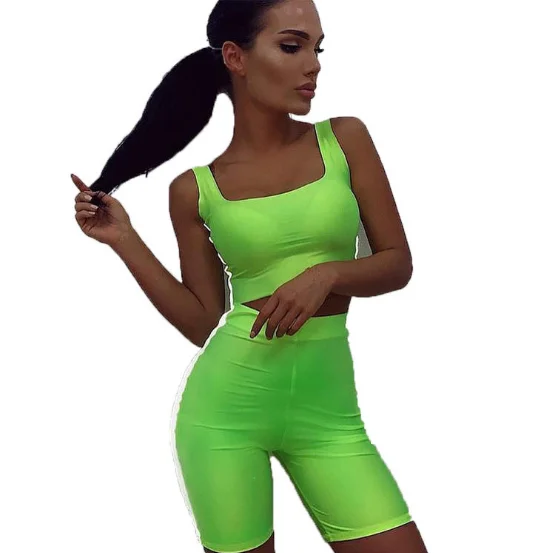 Side Stripe Reflective Set Sexy Women Two Piece Outfits Crop Top and Biker Shorts Club Neon Matching Sets
Side Stripe Reflective Set Sexy Women Two Piece Outfits Crop Top and Biker Shorts Club Neon Matching Sets