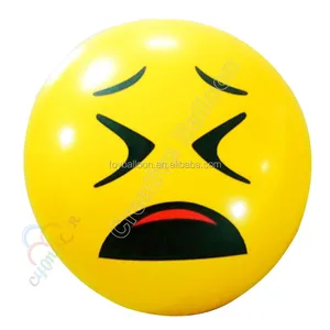 latex emoji smiley face balloons 12 inches yellow emoji balloon
