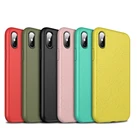 Biodegradable wheat straw fiber phone case tpu back cover for iphone xs max