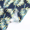Leaves printed casual spandex 100% rayon viscose lining polyester fabric