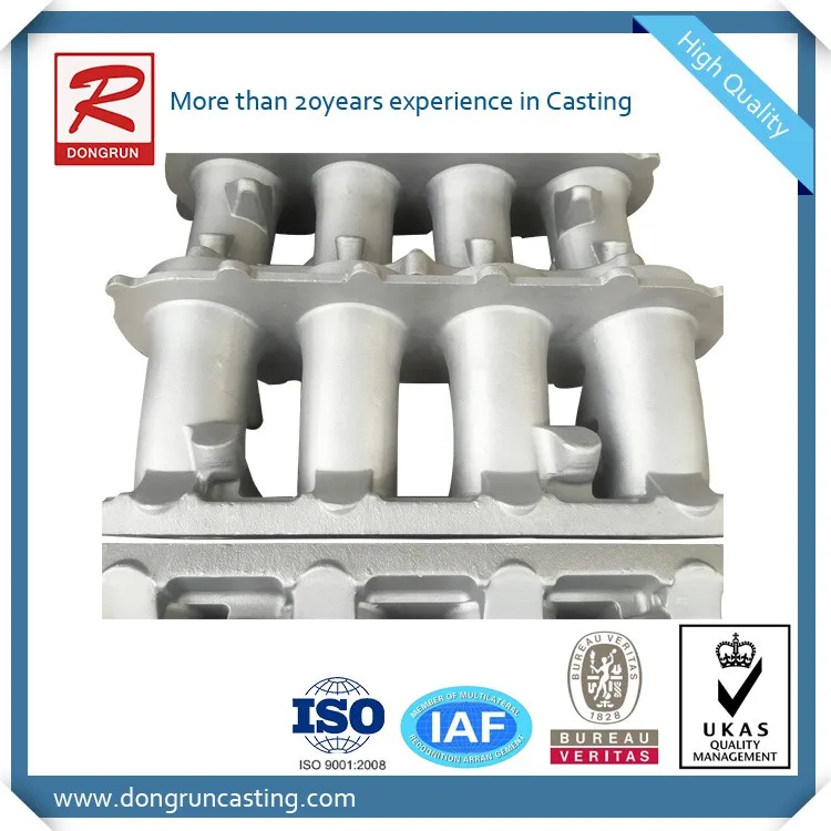 Chinese aluminum foundry supply OEM casting intake manifold with good quality