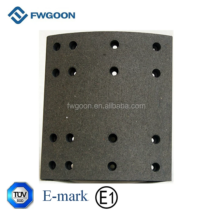 TUV SUD E-mark E1 ECE-R90 Approved Truck Brake Lining 4551 with Factory Price