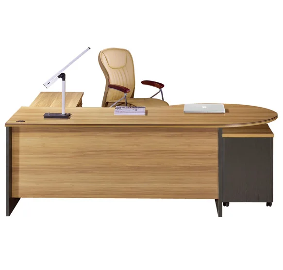 Wooden Structure Office Furniture Many Shapes Modern Executive