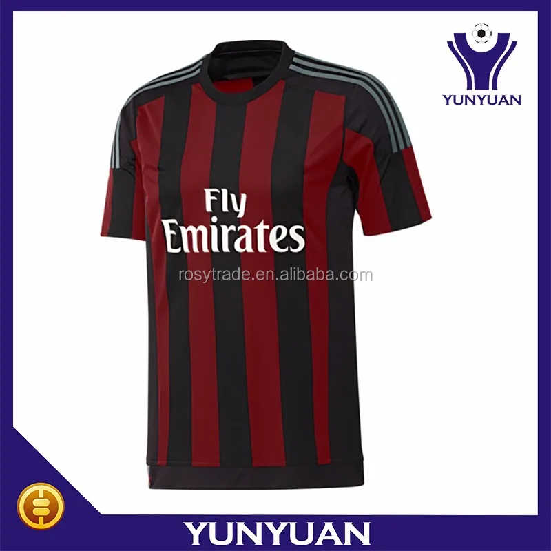 安い卸売promtionタイ品質2016ヨーロッパカップカスタムサッカーユニフォーム仕入れ・メーカー・工場