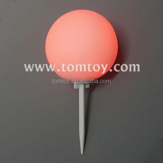 floating glow orbs flashing led ball with removable stick