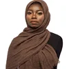 86 Color Muslim Cotton Viscose Crinkle Hijab Wrinkle Headwear Women Scarf Girls Fashion Pleated Shawl Wrap