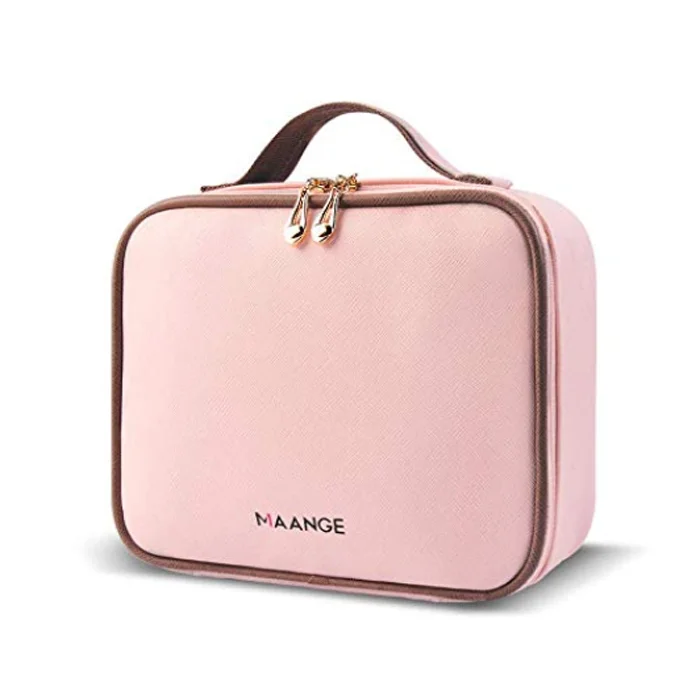 Women Portable Cosmetic Storage Bag Pouch, PU leather Travel Jeweltry Toiletry Case Organizer Makeup Bag, Pink
Women Portable Cosmetic Storage Bag Pouch, PU leather Travel Jeweltry Toiletry Case Organizer Makeup Bag, Pink