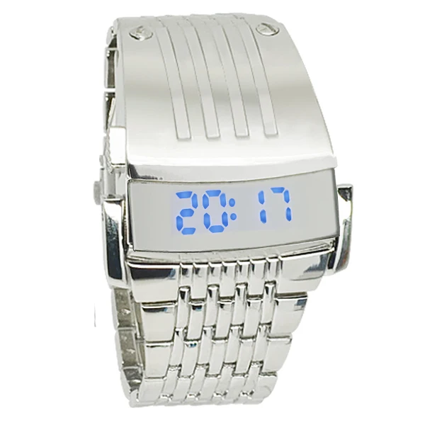 High quality Robot head design men military stainless steel sports digital led watch fashion blue led watches
High quality Robot head design men military stainless steel sports digital led watch fashion blue led watches