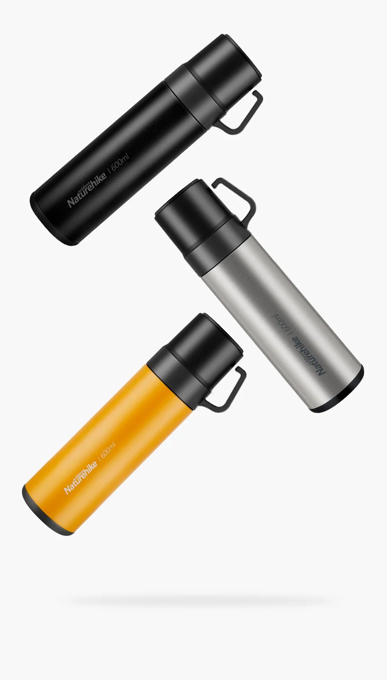 Naturehike Outdoor Camping Multi-functional sports cup Stainless Steel Vacuum Bottle Vacuum Cups portable sports bottle
