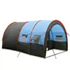 Good Quality Outdoor Camping 6 Person 2 Room Waterproof Family Large Tunnel Tent