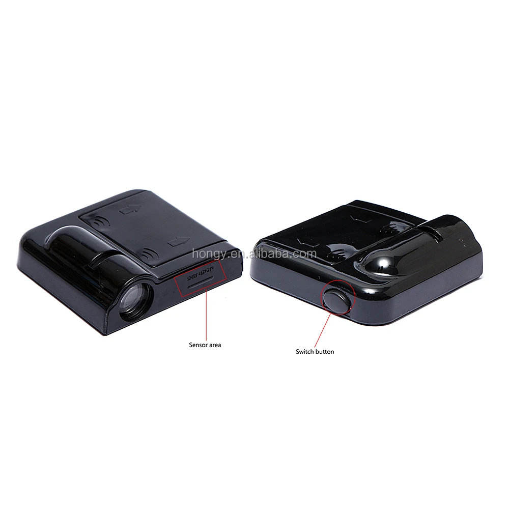 warranty: 12months package:  2pcs door lights, 2pcs flims,  2