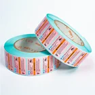 custom logo printing PP glossy labels waterproof self adhesive machine stickers for engine packaging