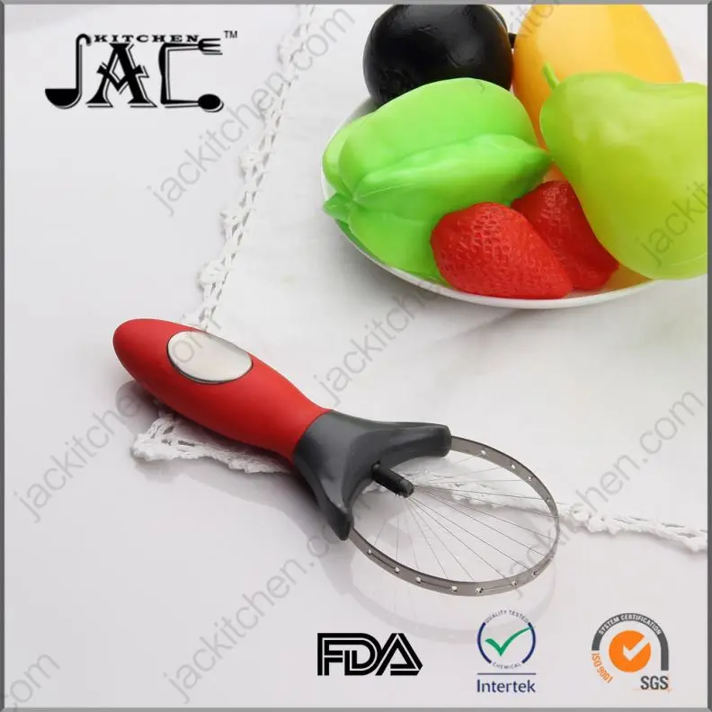2017 Newest Gadgets Practical Stainless Steel Rubber Food Grade Avocado Cutter