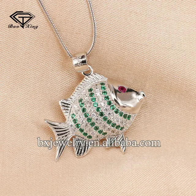 factory wonderful handmade fish design funky silver jewelry