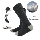 Long Sports Compression Heated Battery Socks for Outdoor Activity
