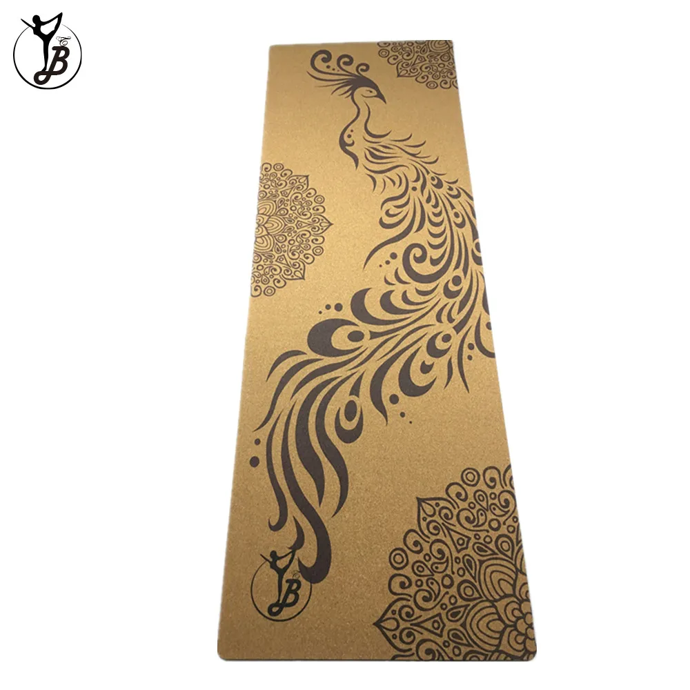 Custom Private Label Screen Printing Bamboo Yoga Mat Eco Natural