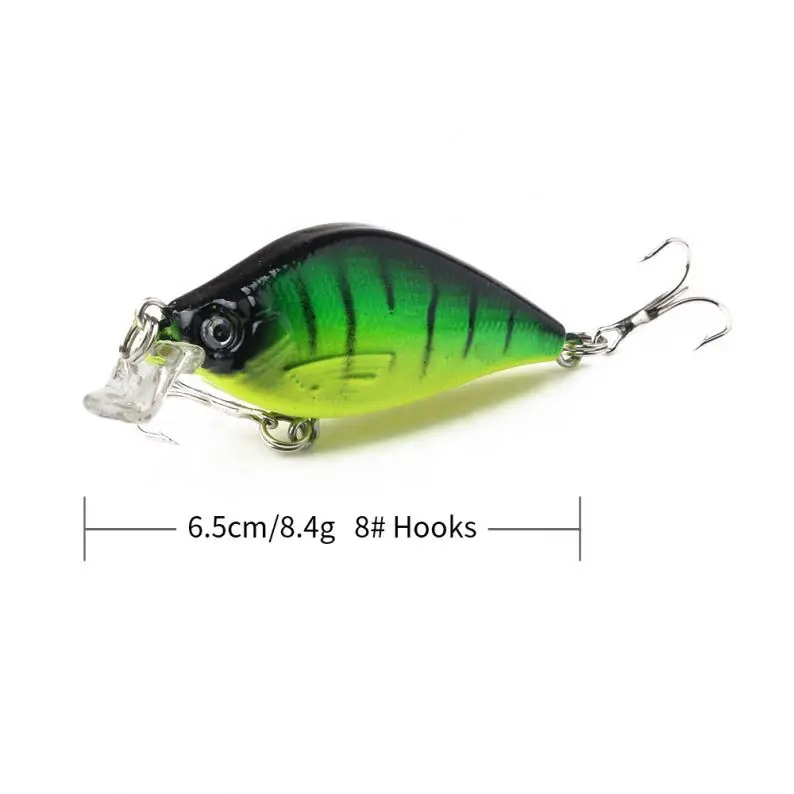 6.5cm 8.4g artificial bait crank hard plastic lure fishing lure crankbait, 5 available colors to choose
6.5cm 8.4g artificial bait crank hard plastic lure fishing lure crankbait, 5 available colors to choose