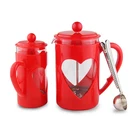 Promotion Travel Portable French Press Glass Plunger Coffee Maker for Home Office