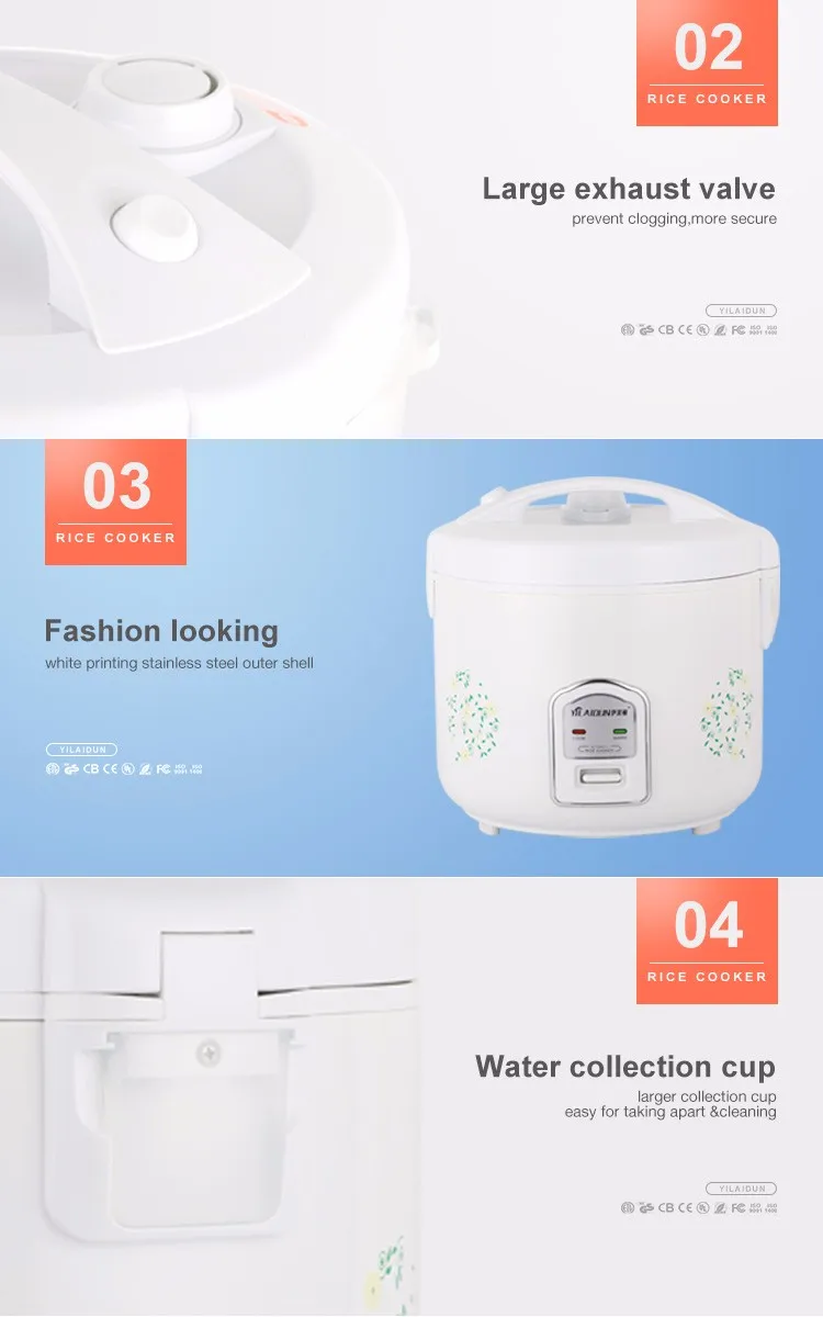 Chinese manufacturers kitchen accessories white commercial electric rice cooker