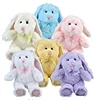Custom colorful rabbit stuffed toy soft floppy eared easter plush bunny