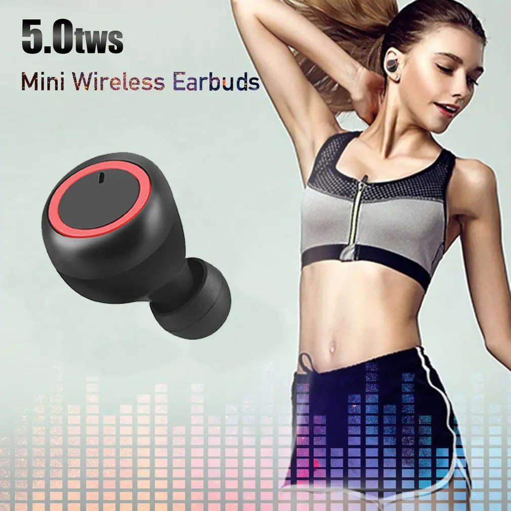 WY-K18 Mini Wireless Bluetooth Earphone TWS Wireless Headphones Bass Stereo Waterproof Bluetooth Headset with Mic for Smartphone - ANKUX.COM