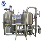 Most popular in microbrewery association dry grain beer brewing equipment with control panel
