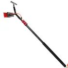 Extenclean window squeegee amazon hot selling products 18ft telescopic aluminum rod cleaning brush for high - rise glass