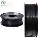1.75mm Carbon fiber filament filled PLA for all FDM 3D printer with 1KG black color