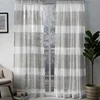 new design sheer stripe outdoor balcony curtains