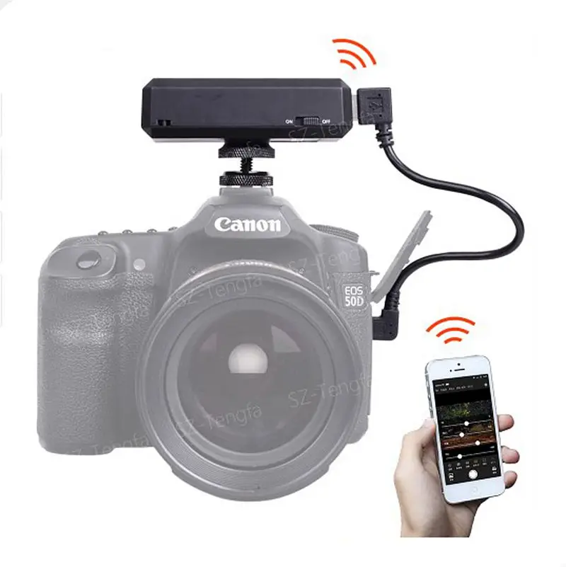 CAMFI CF102 Remote Controller Capture Transmit Camera Photo Wireless WIFI Transmission System
CAMFI CF102 Remote Controller Capture Transmit Camera Photo Wireless WIFI Transmission System