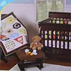 Number & letters printing patchwork designs crib baby cots bedding
