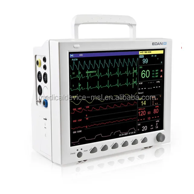 4inch edan im8 im8b patient monitor machine with ecg respiration