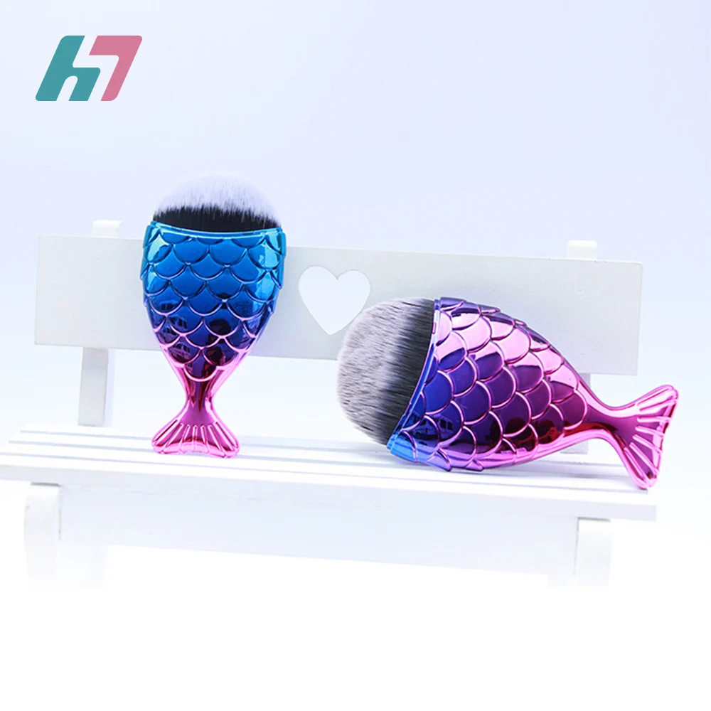 New Design Wholesale Makeup Powder Brush Mermaid Brushes Synthetic Hair Portable Foundation Makeup Brush
New Design Wholesale Makeup Powder Brush Mermaid Brushes Synthetic Hair Portable Foundation Makeup Brush