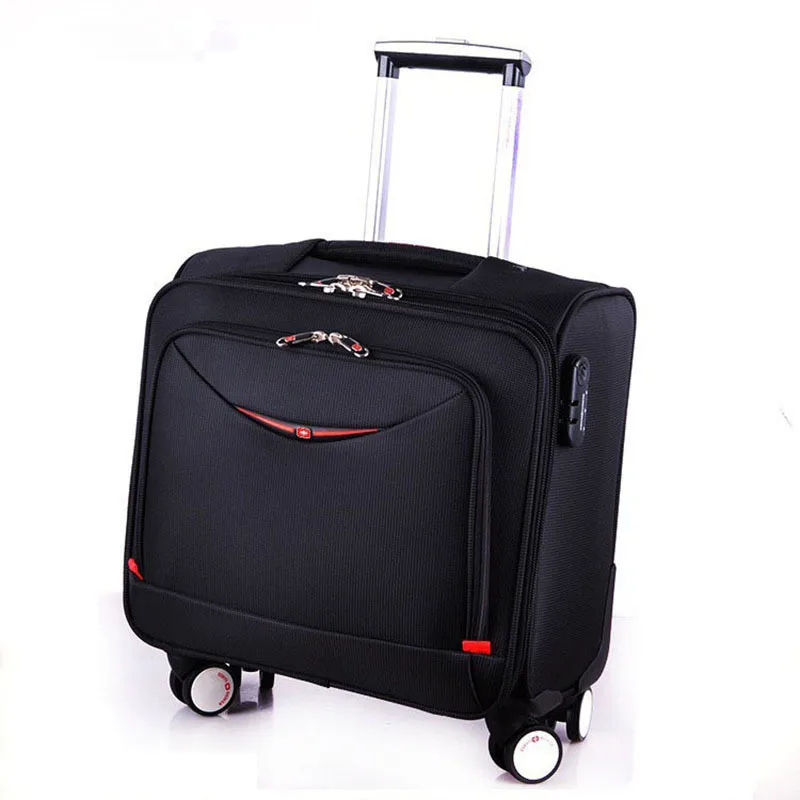 2020 New type luggage trolly bags oxford carry-on 18'' custom LOGO gift bag for suitcase code boarding box universal wheel black
2020 New type luggage trolly bags oxford carry-on 18'' custom LOGO gift bag for suitcase code boarding box universal wheel black
