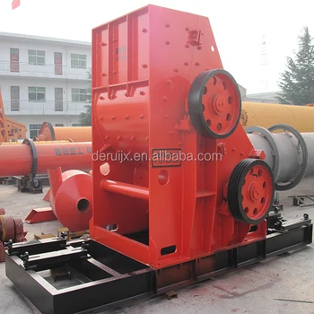 Construction Waste Double Roller Two Stage Hammer Crusher