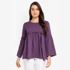 Islamic Clothing Women Baju Kurung Melayu India Long Muslim Maxi Abaya Dubai Style Modest Blouse