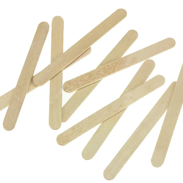 50 pcs pack ice lolly wooden ice cream sticks wooden sticks for