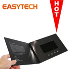 Et-digital Advertising media player 4.3 inch lcd screen video brochure 10inch