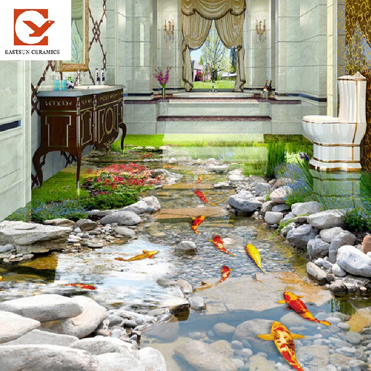Interlocking 3d Bathroom Tile Design 600x600 In Algeria Lanka Ceramic Flooring Marble