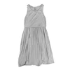 Latest Monogrammed Sexy Fashion Sleeveless Vest Ruched Tank Skirt Baby Doll Dress