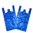 Anhui supplier HDPE transparent custom logo printing biodegradable t shirt plastic bags