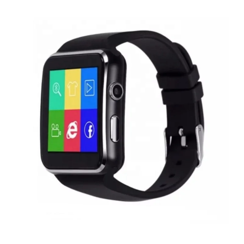 New Arrival X6 Smart Watch with Camera Touch Screen Support SIM TF Card Bluetooths Smartwatch
New Arrival X6 Smart Watch with Camera Touch Screen Support SIM TF Card Bluetooths Smartwatch