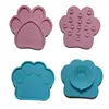 Custom paw shape easy bath dog pet lick pad