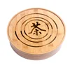 new deside hot sale round bamboo wooden tea serving tray makes a great gift