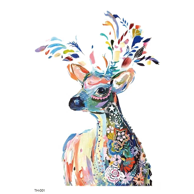 TH001-TH025 Waterproof temporary cool Sika Deer tattoo design for woman men half arm sleeve tattoo sticker
TH001-TH025 Waterproof temporary cool Sika Deer tattoo design for woman men half arm sleeve tattoo sticker